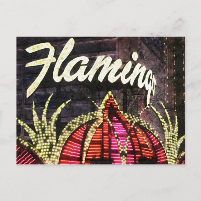 Las Vegas Flamingo Postcard (Front)