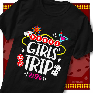 Las Vegas Girls Trip 2026 Party Squad Fun Cute T-Shirt