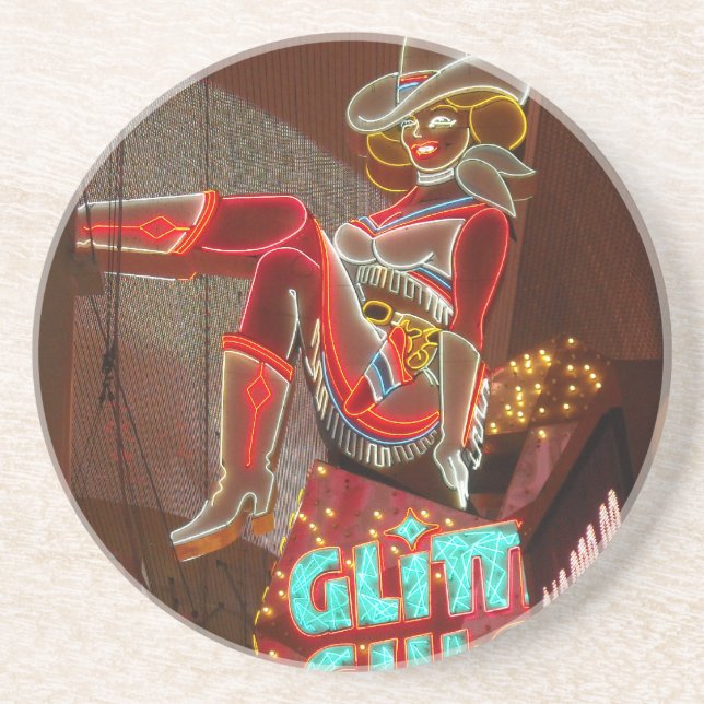 Las Vegas Glitter Gulch Coaster (Front)