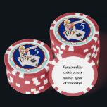 Las Vegas Glitter Gulch Girl Poker Chips<br><div class="desc">* The Girl from Glitter Gulch, Sassy Sally / Vegas Victoria with Playing Cards - a real Gamblers Delight ! * Nice as a parting gift, wedding reception gifts or Las Vegas personalized Wedding gift for your wedding crew. * Poker chips have nine colour options. * Choose font style, colour...</div>