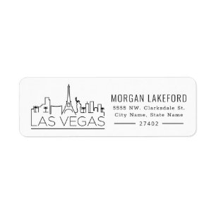 Las Vegas   Gras Stylisé Skyline  