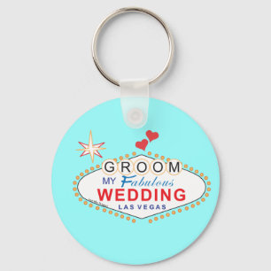 Las Vegas Groom Keychain