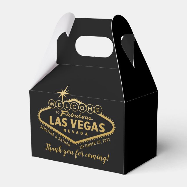 Las Vegas Hangover Recovery Kit Guest Favour Favor Box (Front Side)
