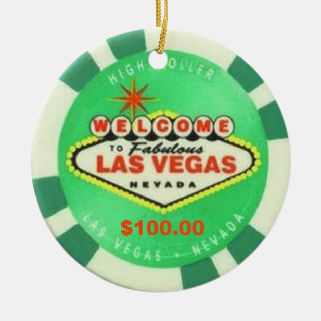 Las Vegas High Roller Ornament (Front)