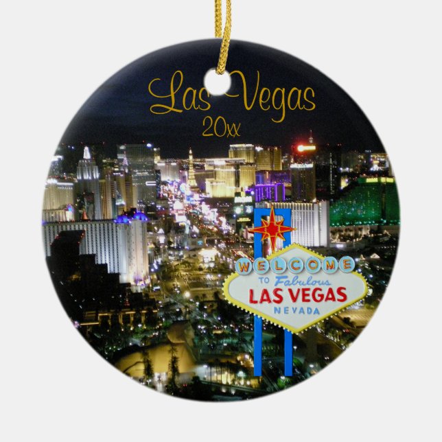 Las Vegas Holiday Ornament (Front)
