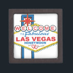 Las Vegas Honeymoon retro Gift Box<br><div class="desc">Las Vegas Honeymoon Design</div>