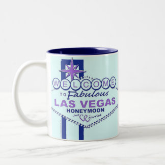 Las Vegas Honeymoon Two-Tone Coffee Mug