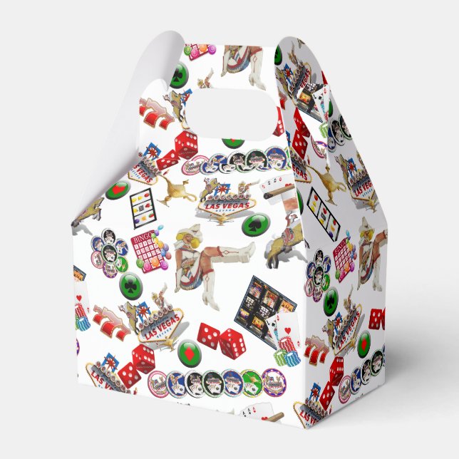 Las Vegas Icons - Gamblers Delight Favor Box (Front Side)