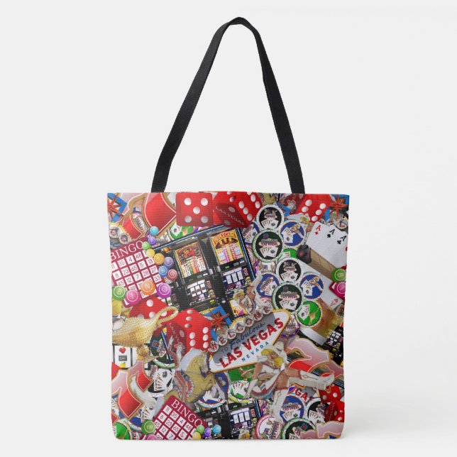 Las Vegas Icons - Gamblers Delight Tote Bag (Front)