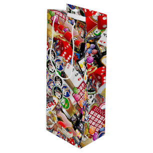 Las Vegas Icons ~ Gamblers Delight Wine Gift Bag