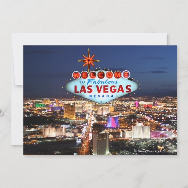 Las Vegas Invitation Card (Front)