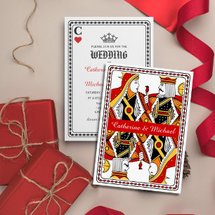 Las Vegas Jouer Carte King & Queen Mariage