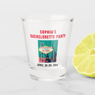 Las Vegas Landmark Bachelorette Party Trip Favor Shot Glass