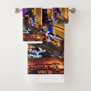 Las Vegas landscape Bath Towel Set