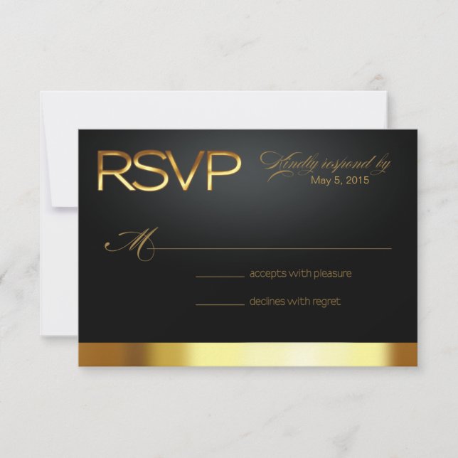 Las Vegas Lucky in Love RSVP or/noir (Devant)
