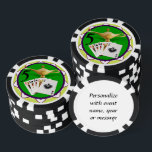 Las Vegas Magic Lamp Poker Chips<br><div class="desc">* The Las Vegas Magic Lamp with Playing Cards - a real Gamblers Delight ! * Nice as a parting gift, wedding reception gifts or Las Vegas personalized Wedding gift for your wedding crew. * Poker chips have nine colour options. * Choose font style, colour and size of text for...</div>