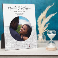 Las Vegas Map Wedding Engagement Photo Gift