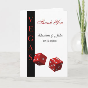 Las Vegas Mariage Merci cartes