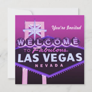 Las Vegas Mariage ou tout événement Invitation off