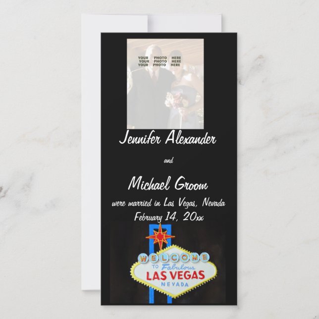 Las Vegas Marriage Announcements (Front)