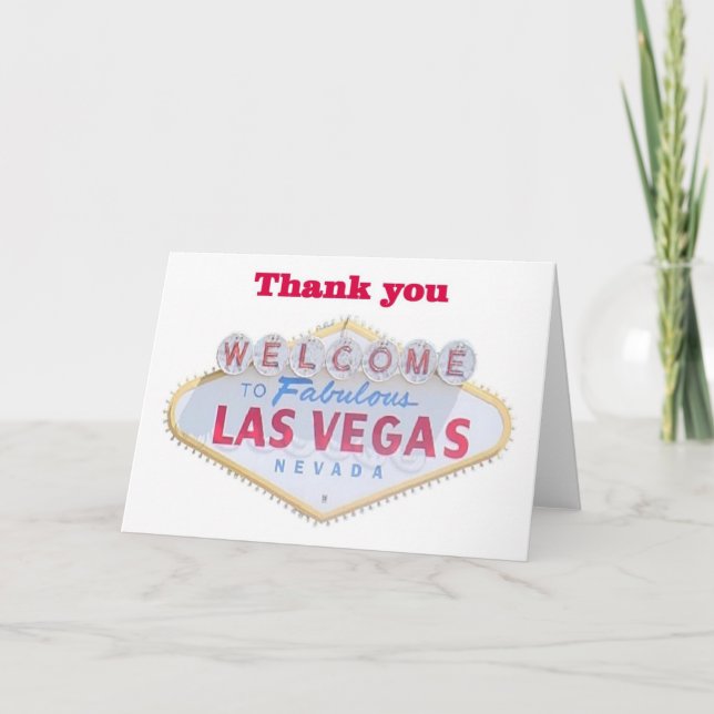 Las Vegas Merci Cartes (Devant)