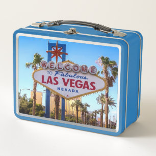 Las Vegas Metal Lunch Box