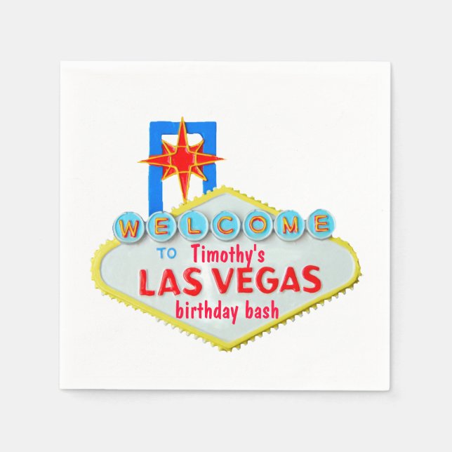 Las Vegas Napkin (Front)
