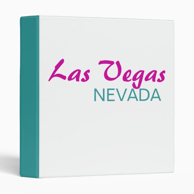 Las Vegas Nevada Binder (Front/Spine)