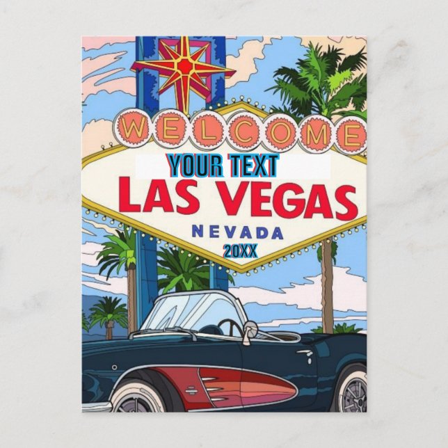 Las Vegas, Nevada | Carte postale Skyline (Devant)