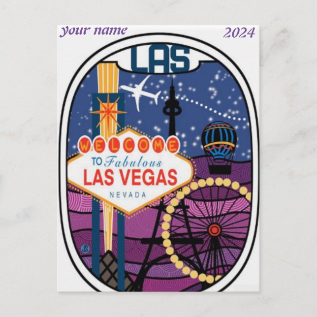 Las Vegas, Nevada | Carte postale Skyline (Devant)