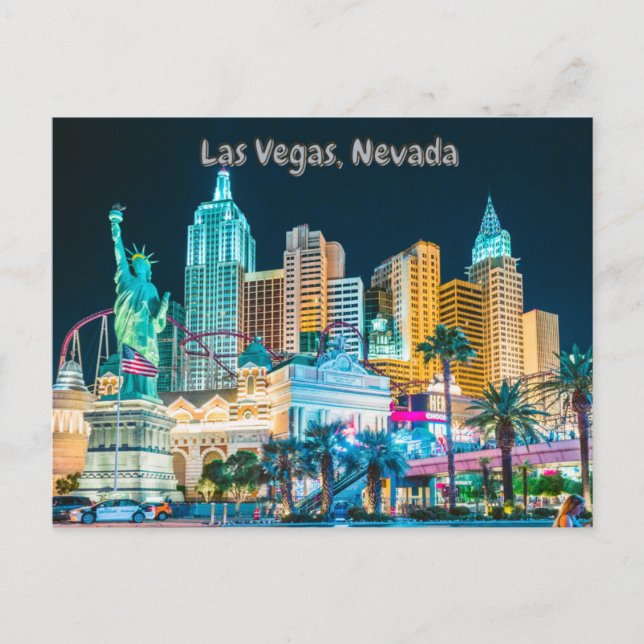 Las Vegas Nevada City Postcard (Front)
