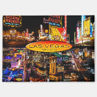 Las Vegas Nevada Multi Photo Night Collage,