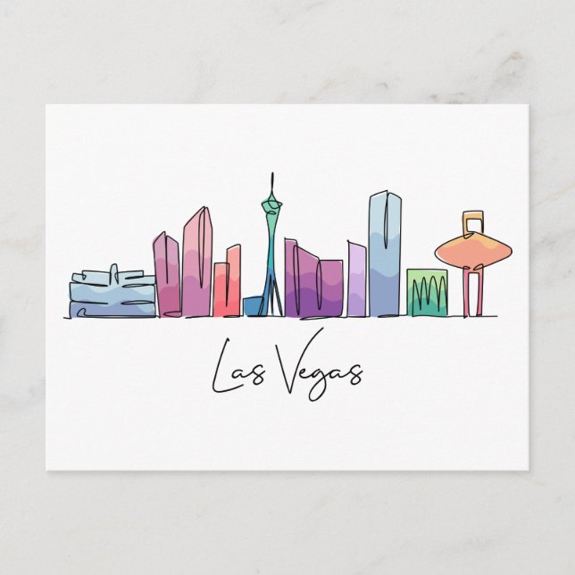 Las Vegas NEVADA Postcard (Front)