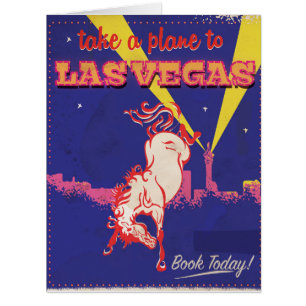 Las Vegas, Nevada retro travel poster.