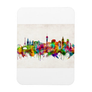Las Vegas Nevada Skyline Magnet