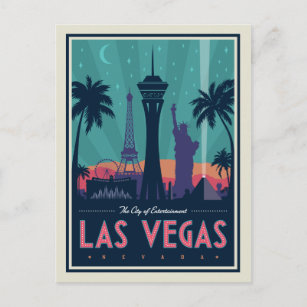 Nevada Sin City Details about   Lady Luck Las Vegas Postcard Dice Cocktail Glass Palm Trees 