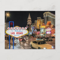 LAS VEGAS Nevada travel Postcard