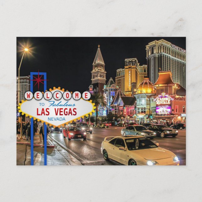 LAS VEGAS Nevada  travel Postcard (Front)