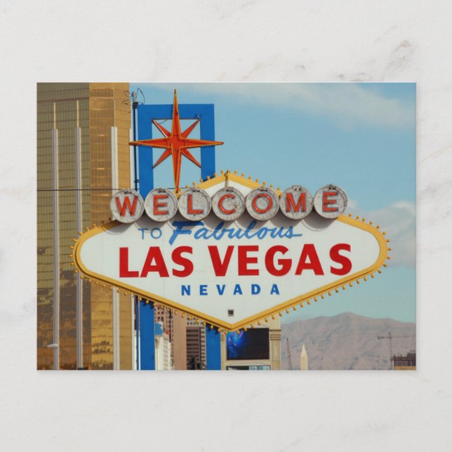 Las Vegas, Nevada Travel Postcard (Front)
