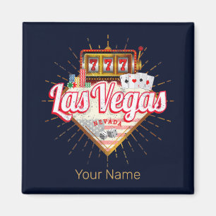 Las Vegas Nevada United States Casino Vintage USA Magnet