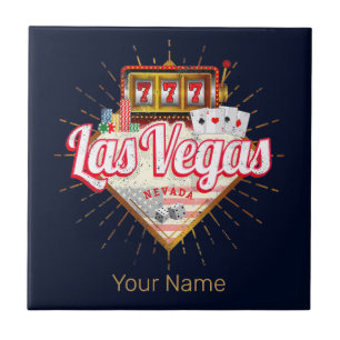 Las Vegas Nevada United States Casino Vintage USA Tile