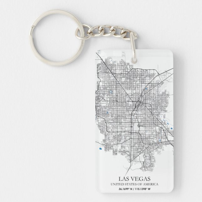 Las Vegas Nevada USA Cities Travel City Map (Devant)