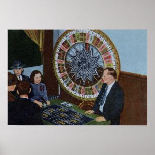 Las Vegas Nevada Wheel of Fortune Poster