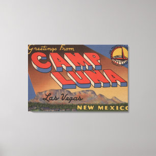 Las Vegas, New Mexico - Camp Luna Canvas Print