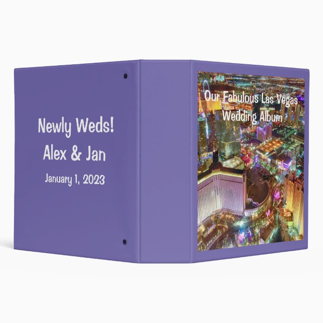 Las Vegas Newly Weds Album Binder (Background)