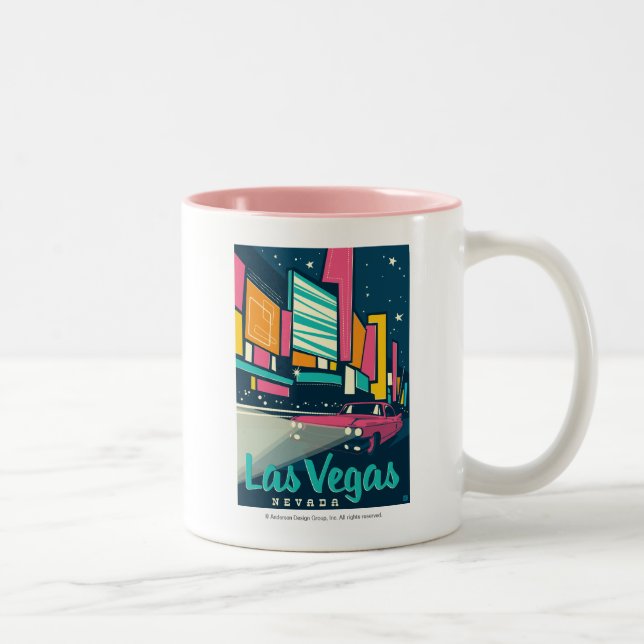 Las Vegas, NV Two-Tone Coffee Mug (Right)