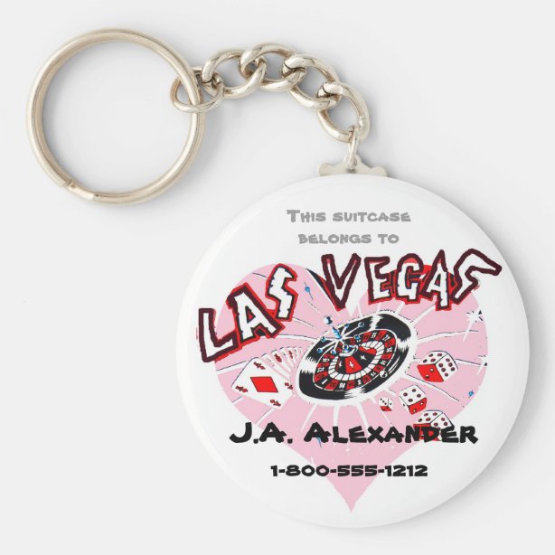 Las Vegas Keychains & Key Rings Zazzle CA
