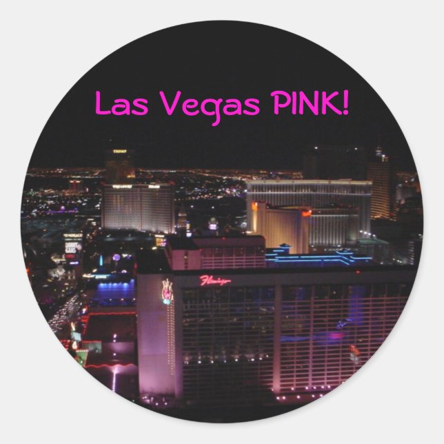 Las Vegas PINK! Sticker (Front)