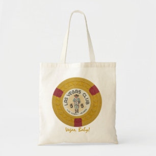 Las Vegas Poker Chip Personalized Tote Gift Bag