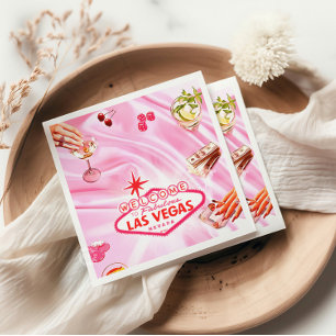 Las Vegas Poker Girls Night Out   Napkin